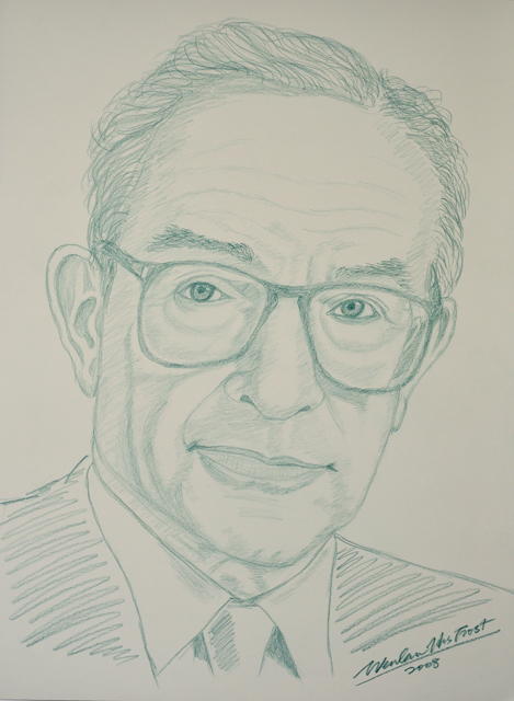 Wenlan Hu Frost - Former US Fed Chairman Alan Greenspan
